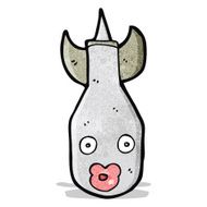 cartoon bomb with face N9
