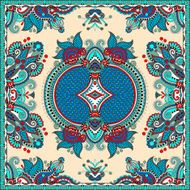 Traditional ornamental floral paisley bandanna N36