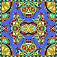 Traditional ornamental floral paisley bandanna N42