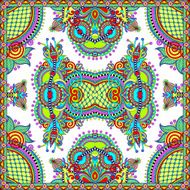 Traditional ornamental floral paisley bandanna N43