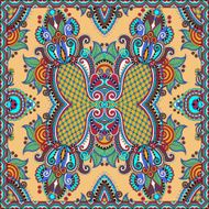 Traditional ornamental floral paisley bandanna N45