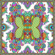 Traditional ornamental floral paisley bandanna N47