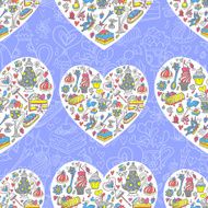 Tea party pattern background N6