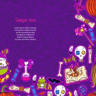 Halloween Pattern Background N6