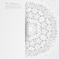 Vector Elegant background with lace ornament N46