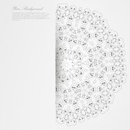 Vector Elegant background with lace ornament N53