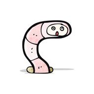 Cartoon Worm N25
