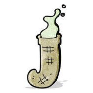 cartoon smelly old sock N2