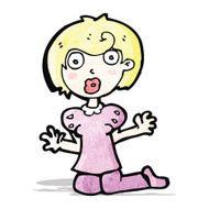 cartoon medieval girl N2