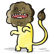 Cartoon Lion N38