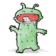 cartoon funny little monster N11