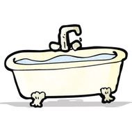 Cartoon Bathtub N6