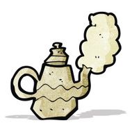 Cartoon Coffee Pot N14