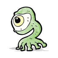 cartoon weird monster N6