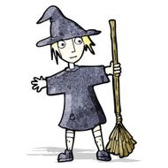Cartoon Witch N13