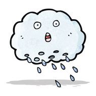 Cartoon Rain Cloud N13