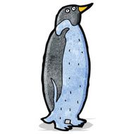 Cartoon penguin N6