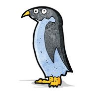 Cartoon penguin N7