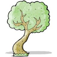 cartoon twisty tree N2