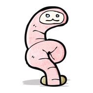 Cartoon Worm N26
