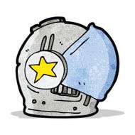 cartoon astronaut helmet