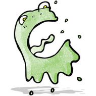 cartoon slimy ghost N4