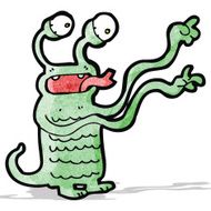 Cartoon Alien N35