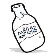 Cartoon Milk Bottle N7