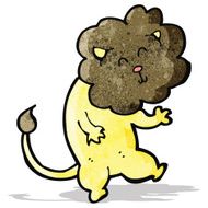 Funny Cartoon Lion N6