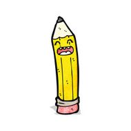 Pencil Cartoon Character N8