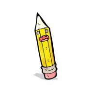 Pencil Cartoon Character N10