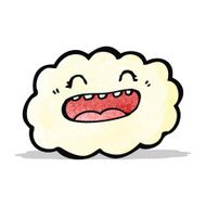 happy cartoon cloud N5