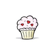 cartoon cupcake N13