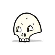 cartoon skull symbol N4