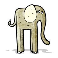 funny cartoon elephant
