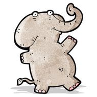 funny cartoon elephant N2