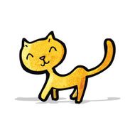 cartoon little cat