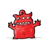Cartoon monster N7