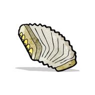 cartoon accordion