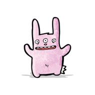 mutant rabbit cartoon