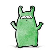 Cartoon monster N10