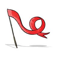 cartoon waving flag N2