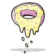 cartoon pink doughnut N3