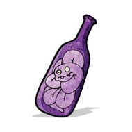 snake in bottle cartoon