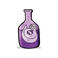 snake in bottle cartoon N2