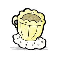 cartoon dainty tea cup