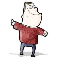 cartoon happy man N4