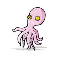 Cartoon Octopus N25