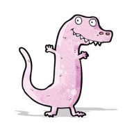 cartoon pink dinosaur