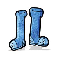cartoon wellington boots